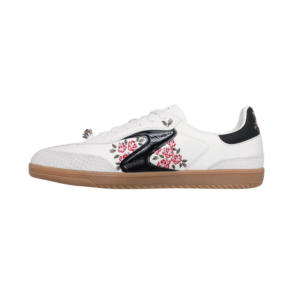 Skechers Hotshot – Fiercely Floral Sneaker White