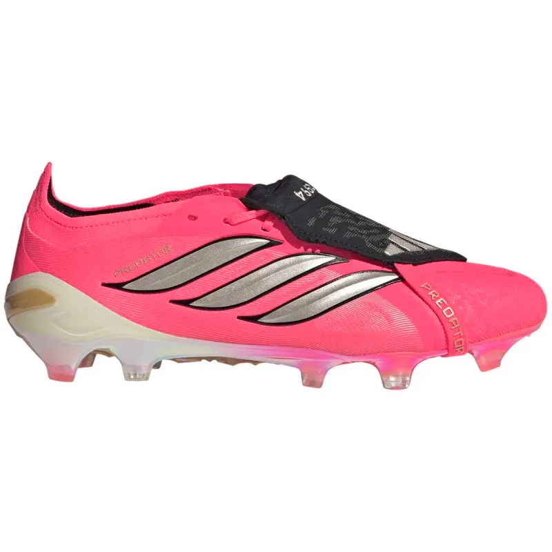 Adidas Predator Elite Fold-Over Tongue FG Football Boots, Pink (JP6237)