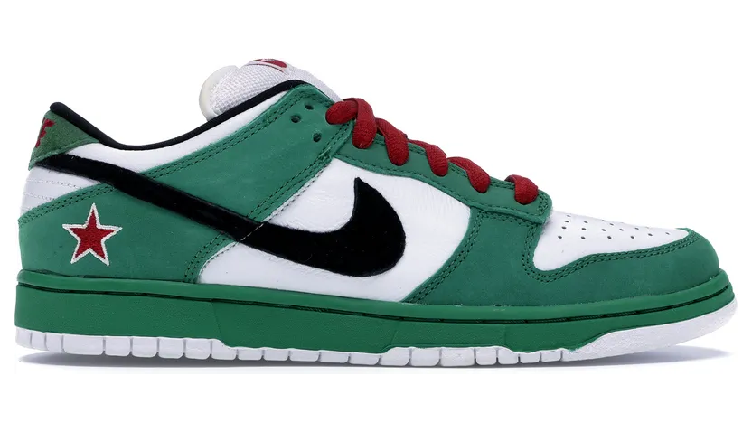 Nike Dunk Low Pro SB ‘Heineken’ Classic Green/Black-White-Red (304292-302)