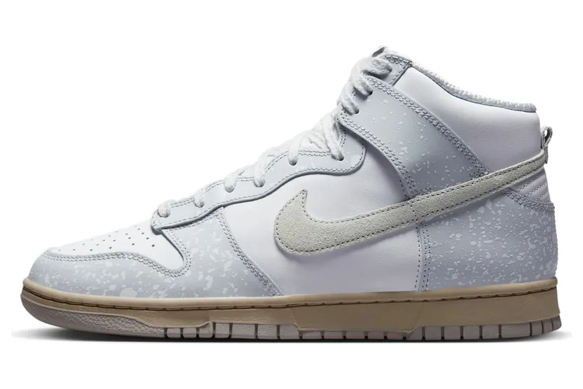 Nike Dunk High Spray Paint White Pure Platinum (FD9759-100)