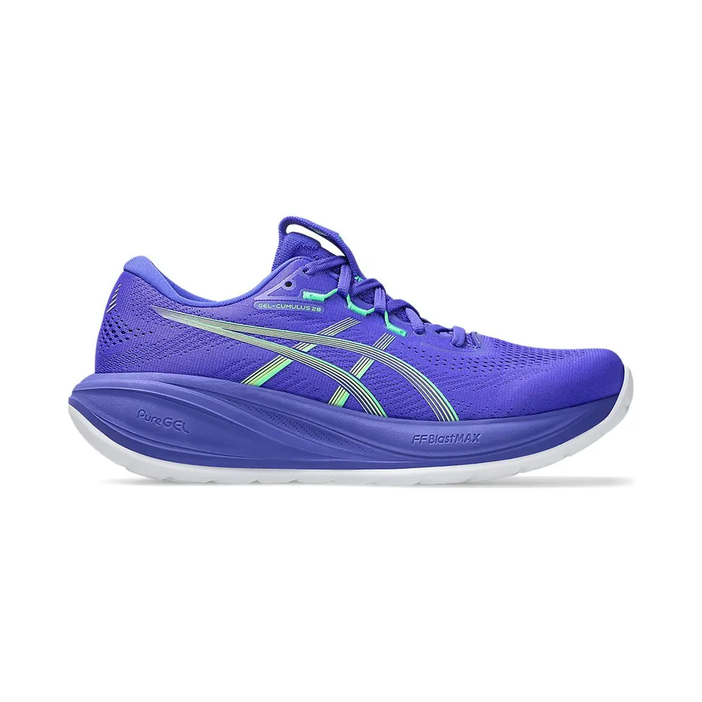 ASICS GEL-CUMULUS 28 “Cobalt Burst / Illuminate Green” (1011C143-401)