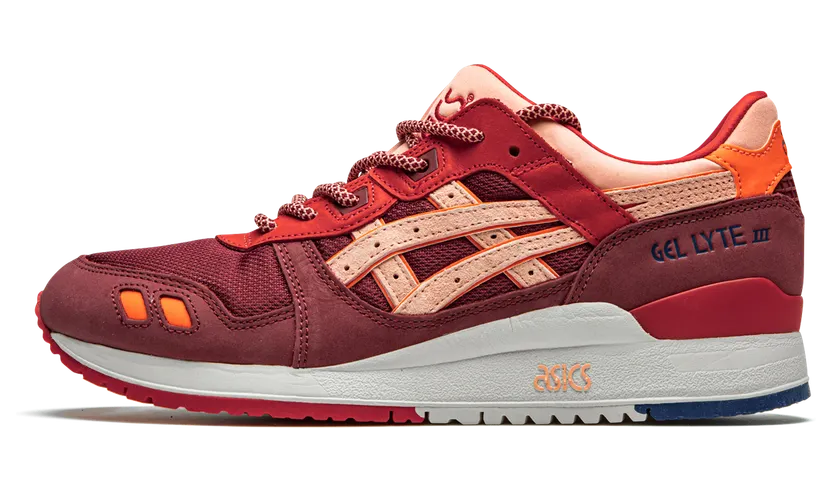 Asics Ronnie Fieg x Gel Lyte 3 ‘Volcano 2.0’ Burgundy/Ash Pink (H74CK-3635)