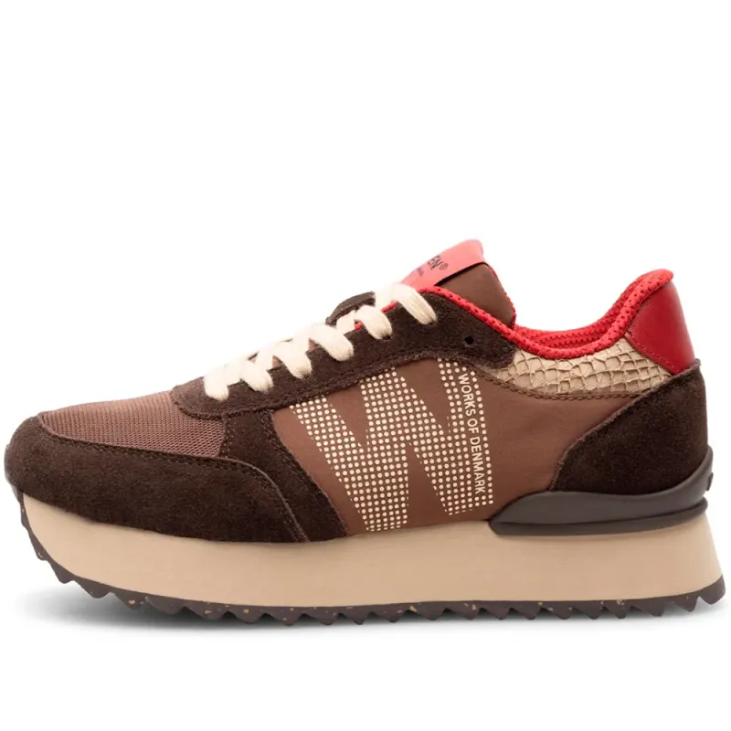Woden sneaker Bruin (WL599-541)