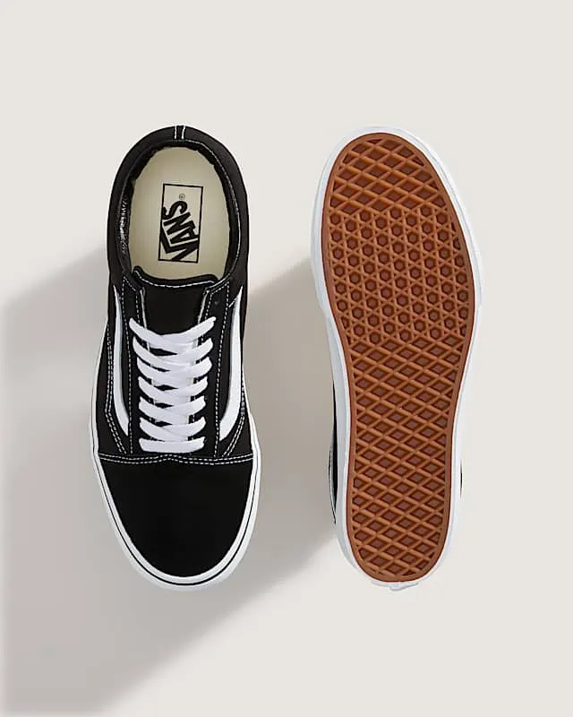 Vans Old Skool Platform Black White Black/White (VN0A3B3UY28)