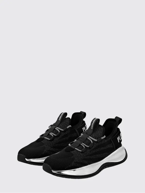 Plein Sport The Iron Tiger Gen. X.02 Knit Sneakers with a Chunky Sole Black (SACSUSC0429STE003N0291)