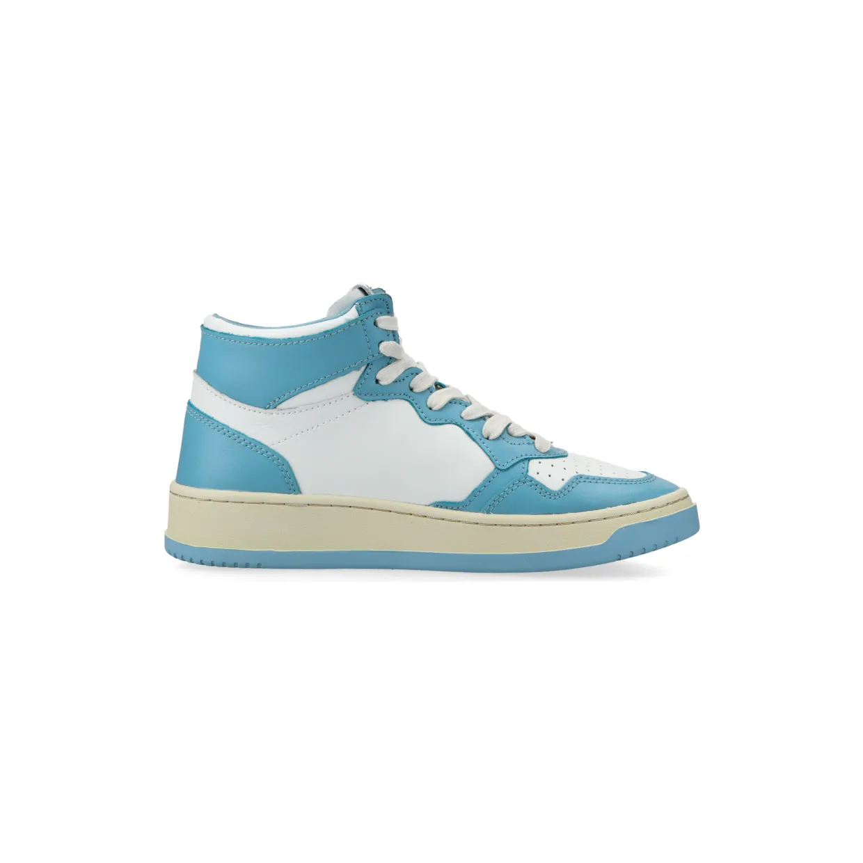 Autry Medalist Mid W (White / Blue) – (AUMWWB08) (3)