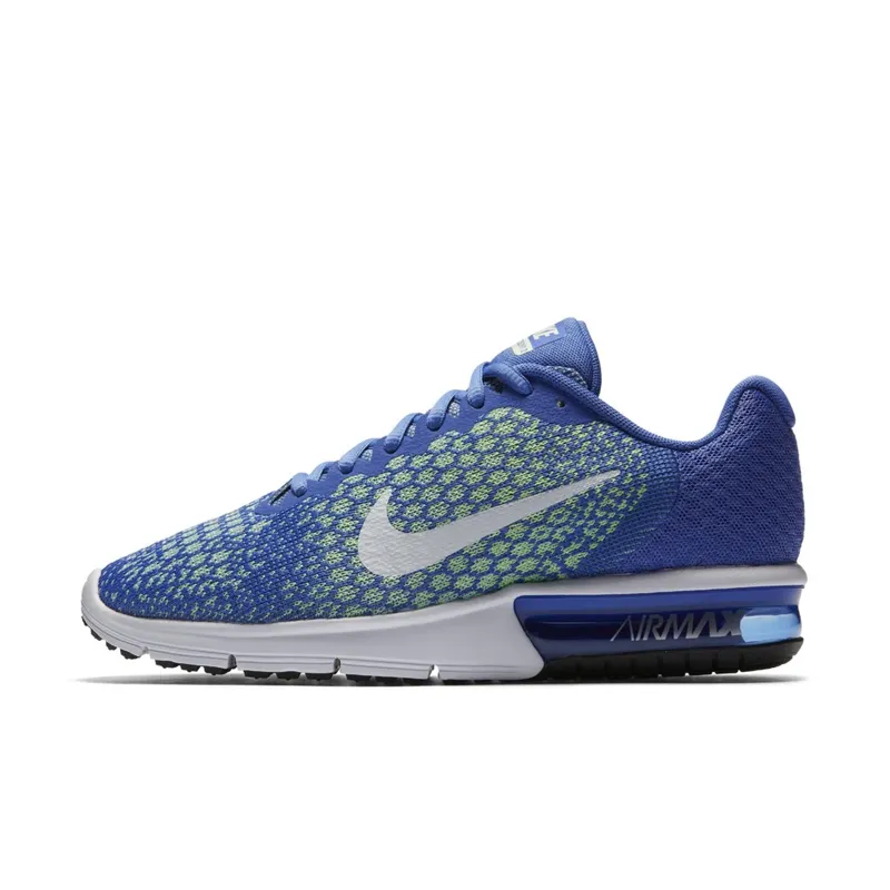 Nike  Air Max Sequent 2 Medium Blue Ghost Green (W) Medium Blue/Ghost Green-Barely Volt-White (852465-400)