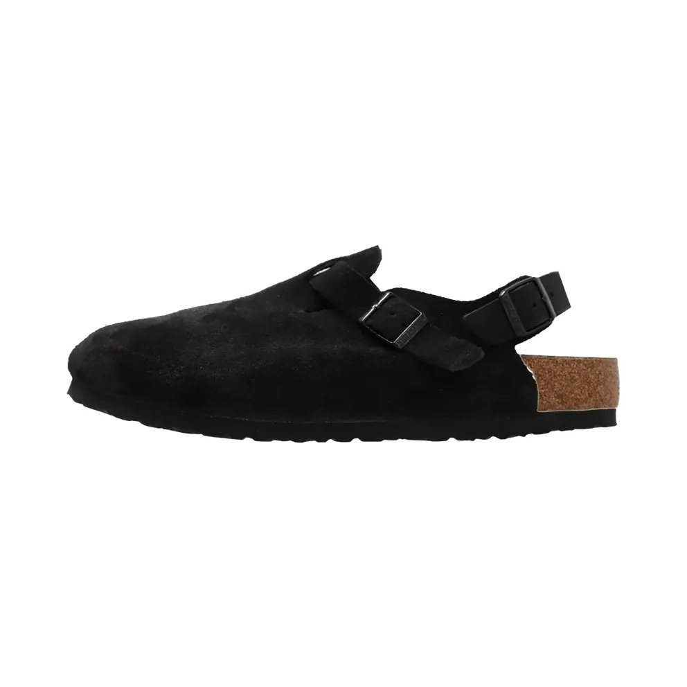 Birkenstock Tokio II Suede Leather “Black” – 1028337