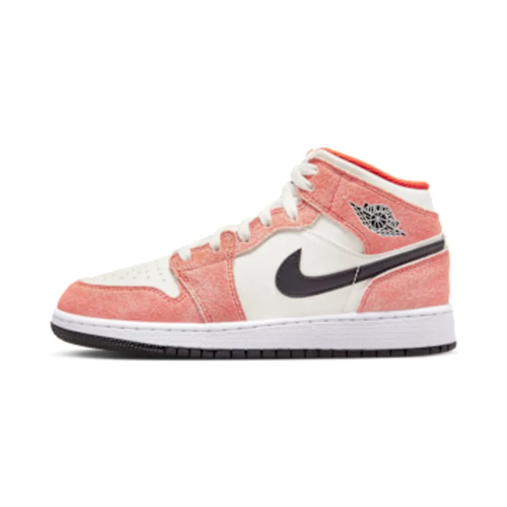 Air Jordan 1 Mid SE GS “Orange Suede” (DV1336-800)