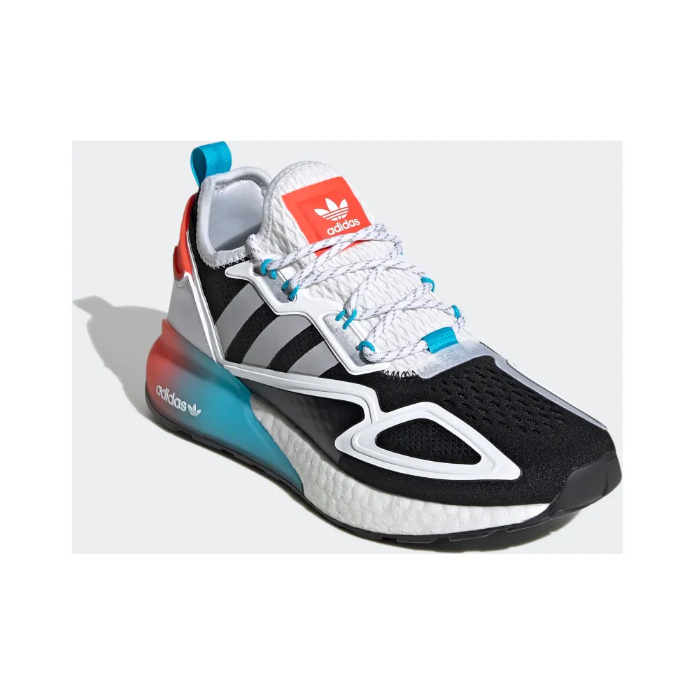 Adidas ZX 2K Boost ‘White Multi’ Core Black/Grey/Signal Cyan (FY2012)