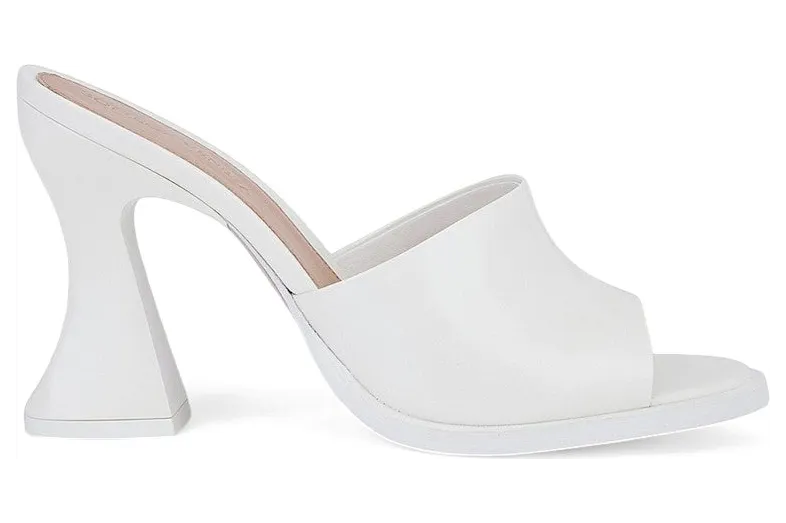 Bottega Veneta Cha Mule Sandal White (787038 V4BO0 9013)