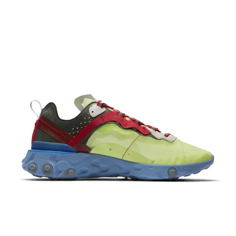 Nike x Undercover React Element 87 Volt Red (2018) (BQ2718-700)
