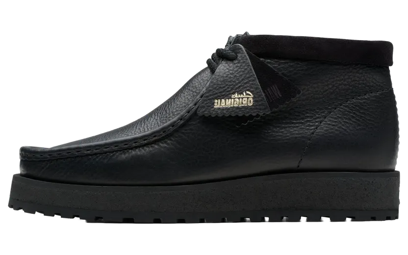 Clarks Originals Wallabee Scout “Black Leather” (26177753)