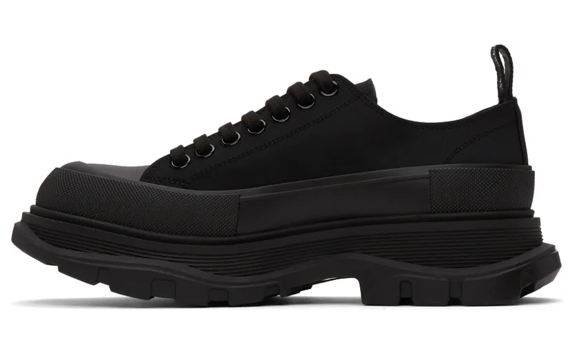 Alexander McQueen White & Black Tread Slick Graffiti Sneakers (682421W4RQ2) (3)