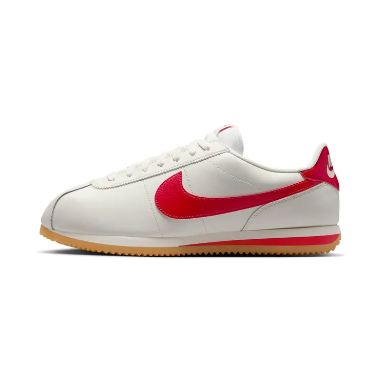 Nike Cortez Leather “Sail / Gum Yellow / University Red” (DM4044-110)