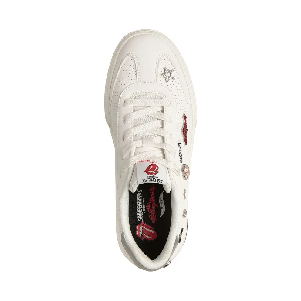 Skechers Rolling Stones: Arch Fit Arcade – Rolling Studz Sneaker White