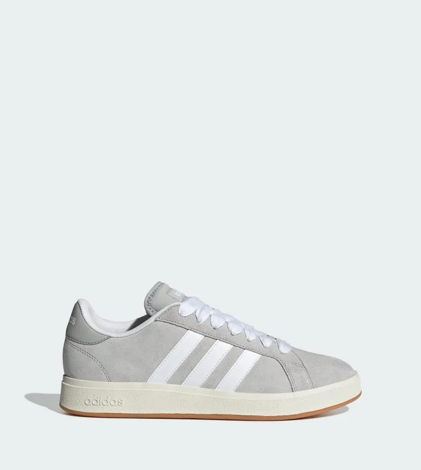 Adidas Grand Court Base 00s Grey Two / Cloud White / Gum (IH6185)