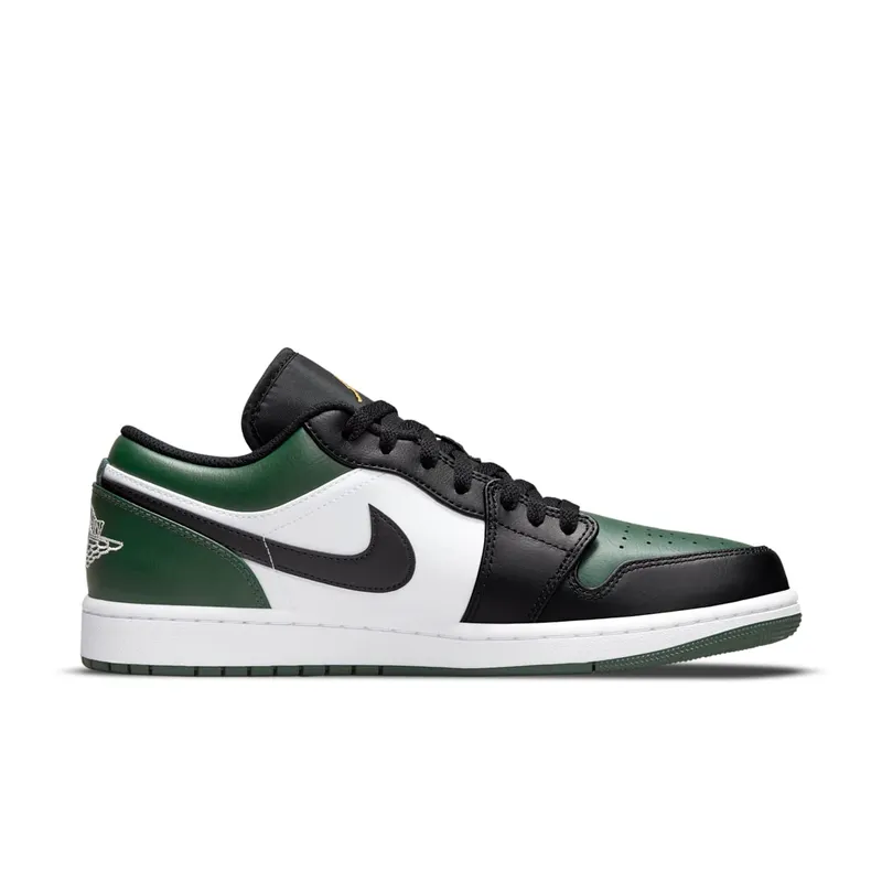 Air Jordan 1 Low Green Toe (GS) (553558-371)
