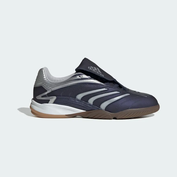 adidas Predator Sala “Shadow Navy / Silver Metallic / Gum” (JR4227)