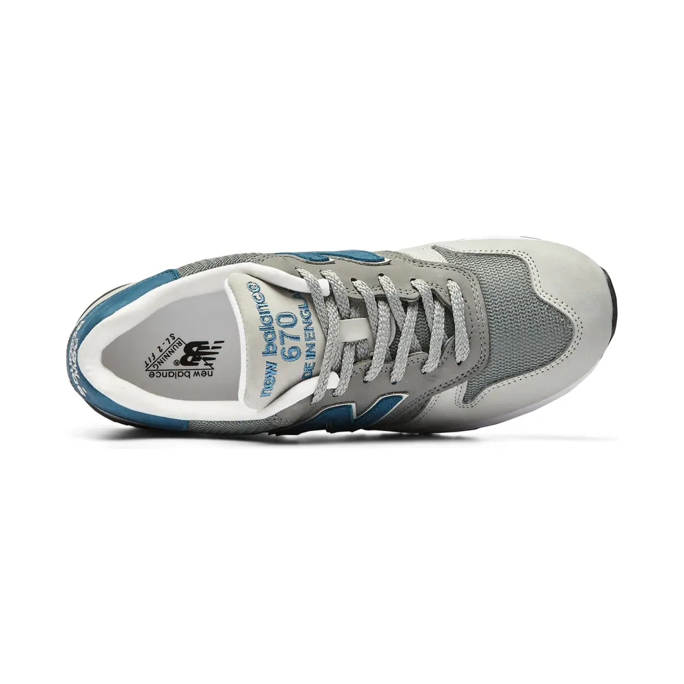 New Balance M670 BSG (Made in UK) Grey / Blue (M670BSG)