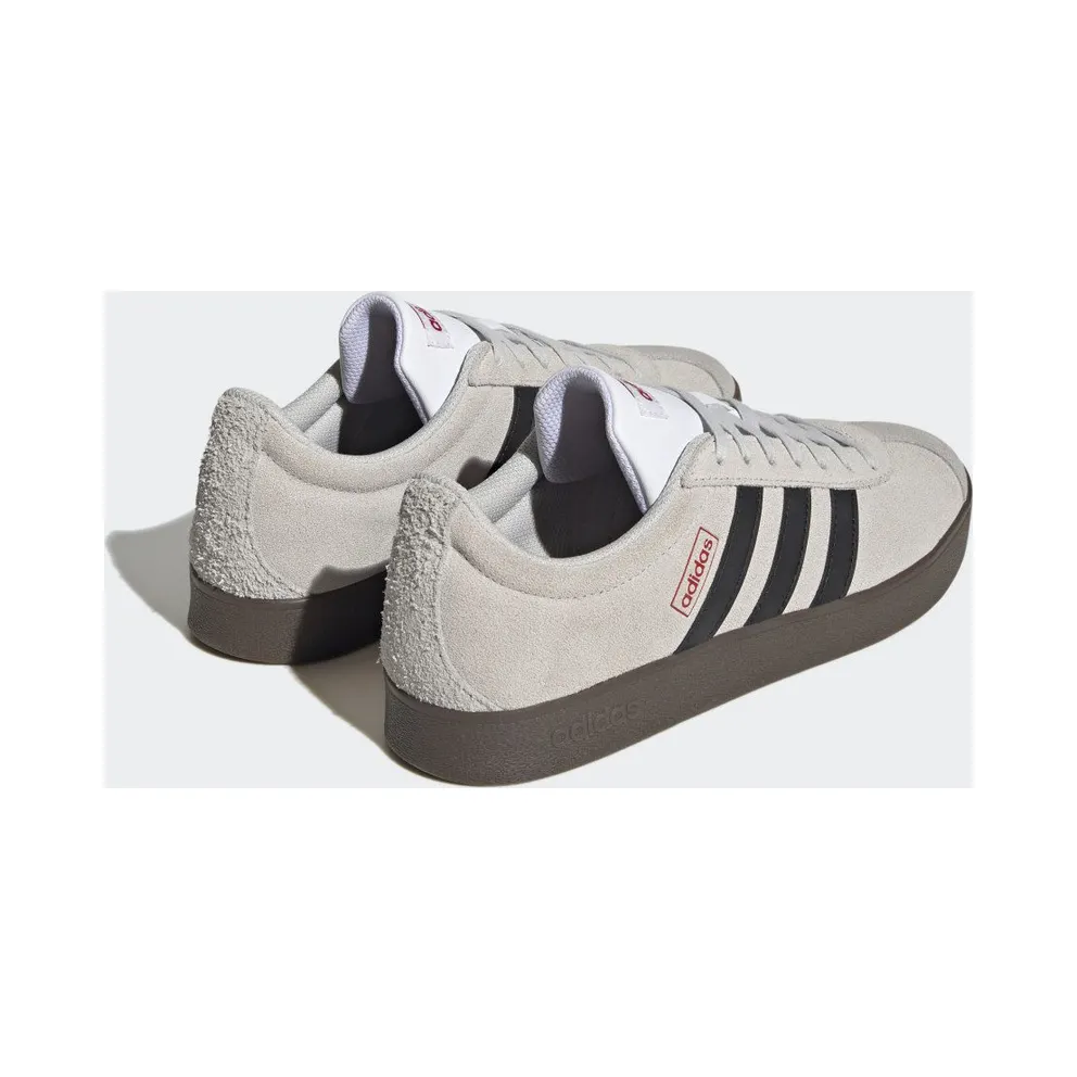 Adidas VL Court Lifestyle Skateboarding Suede Grey One / Core Black / Better Scarlet (HQ1802)