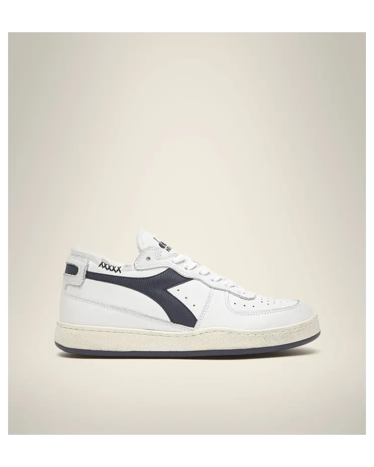 Diadora Mi Basket Row Cut Bianco / Blu Corsaro (201.176282-C1494)