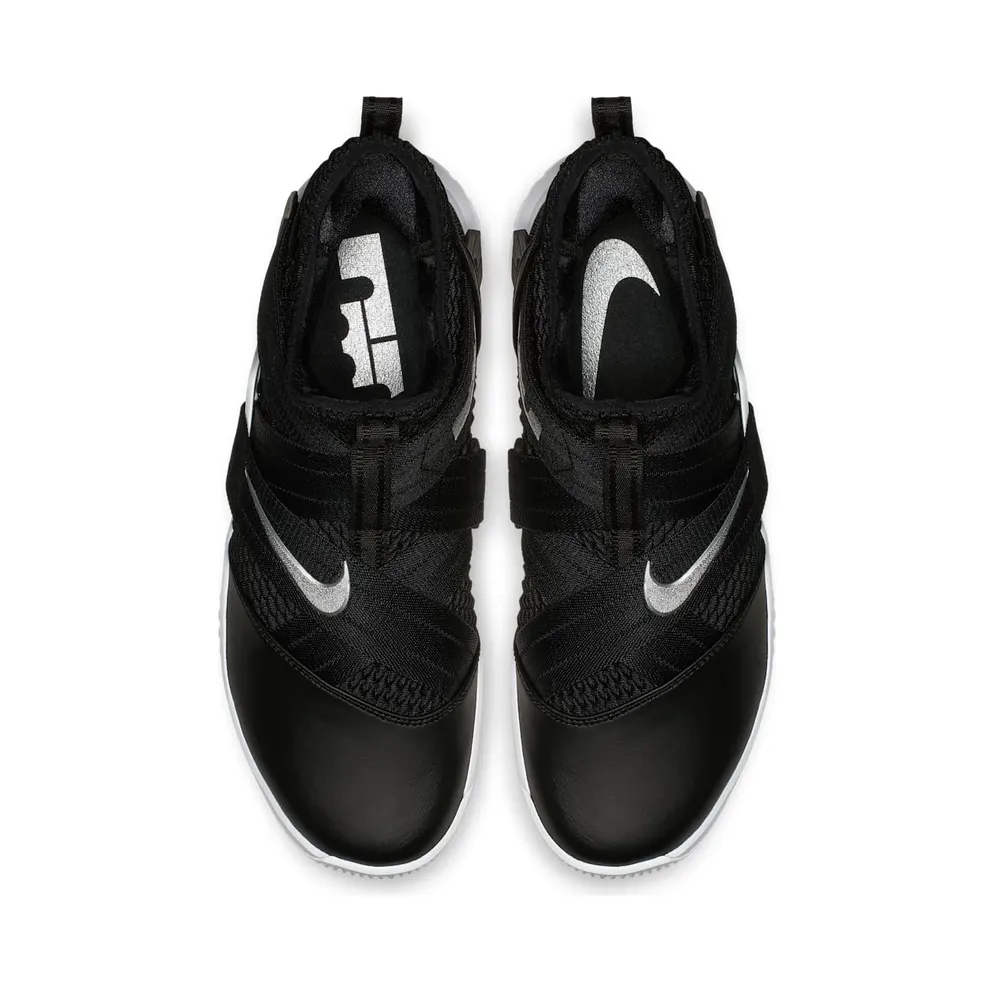 Nike LeBron Soldier 12 TB Black White Silver Black/White-Metallic Silver (AT3872-001)