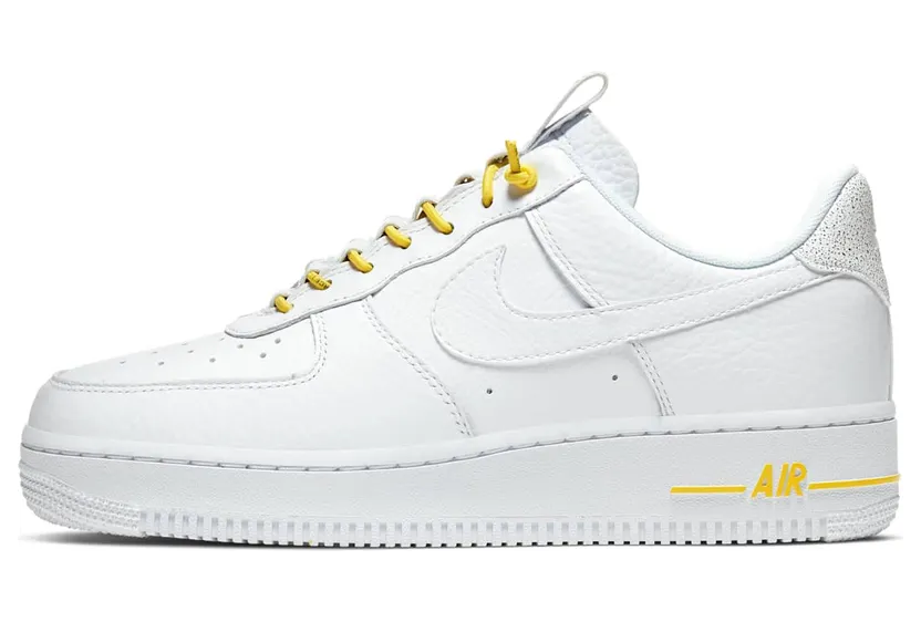 Nike Air Force 1 Low Lux White Chrome Yellow (W) “White / Chrome Yellow / Black” (898889-104)