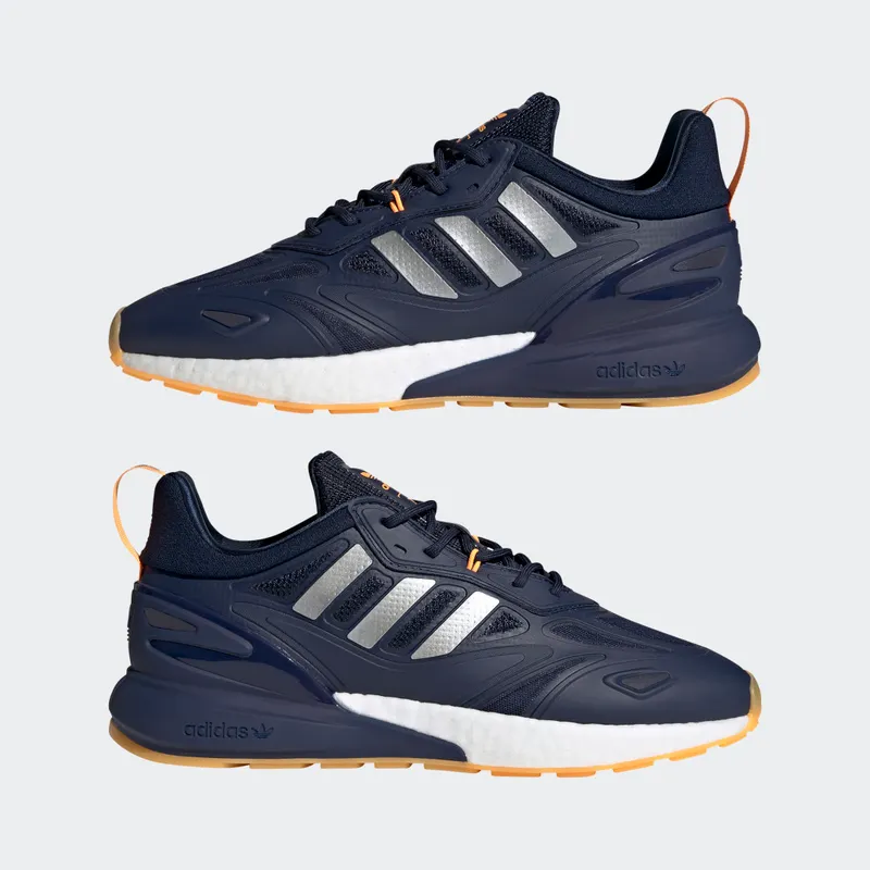 Adidas ZX 2K BOOST 2.0 Night Indigo / Silver Metallic / Flash Orange (GW8240)