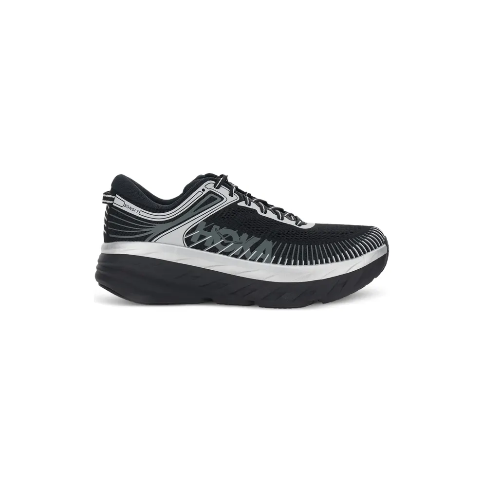 Hoka Bondi 7 “Black/Silver” (1110518 BKSTR)