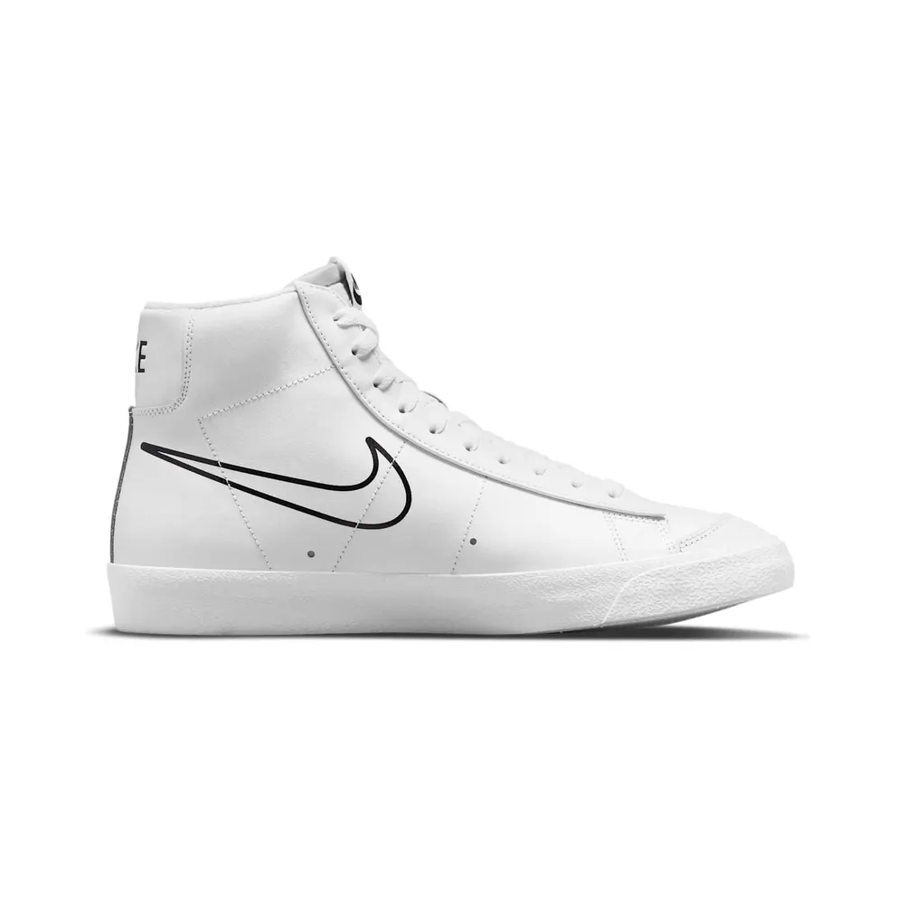 Nike Blazer Mid 77 Multi Swoosh White Team Orange (2021) (DN7996-100)