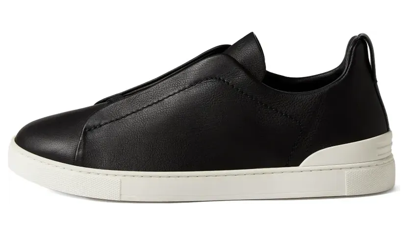 Zegna Triple Stitch Secondskin sneakers – Zwart (LHOTAS5207Z)