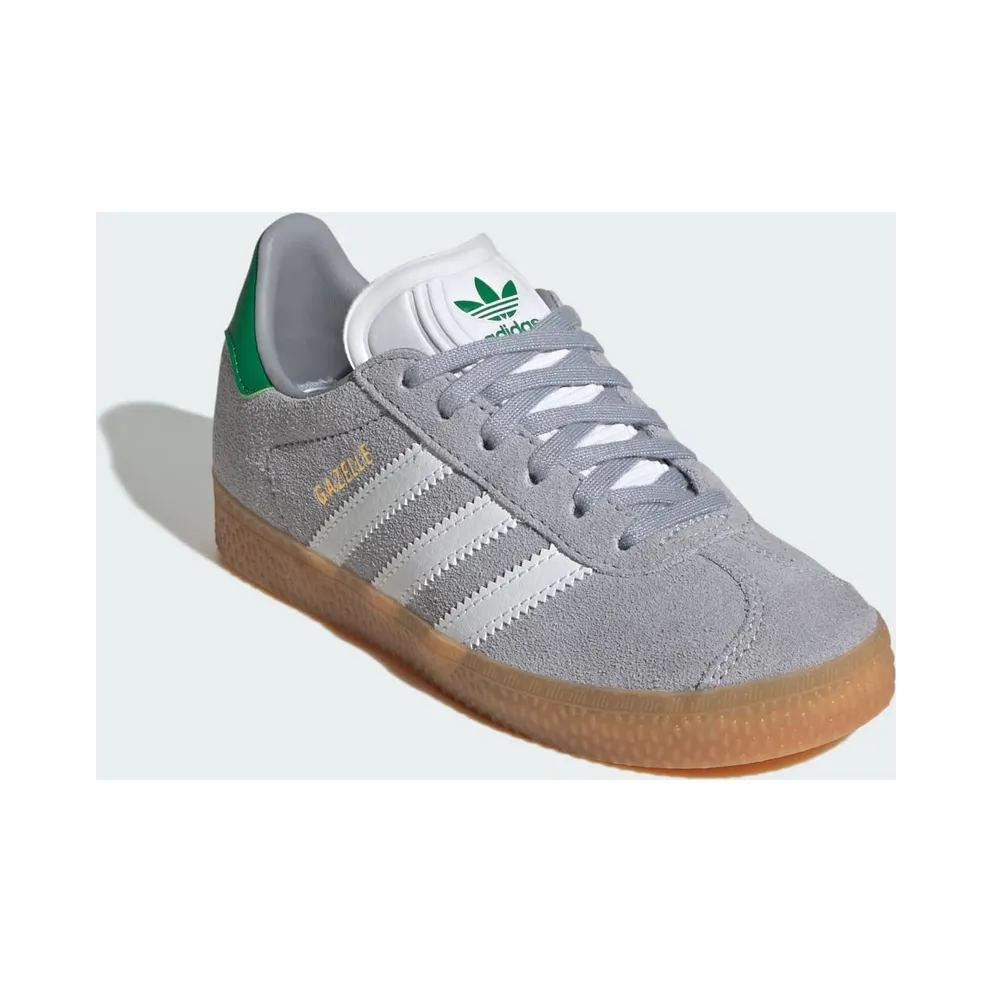 Adidas Gazelle Halo Silver / Cloud White / Green (JQ5999)