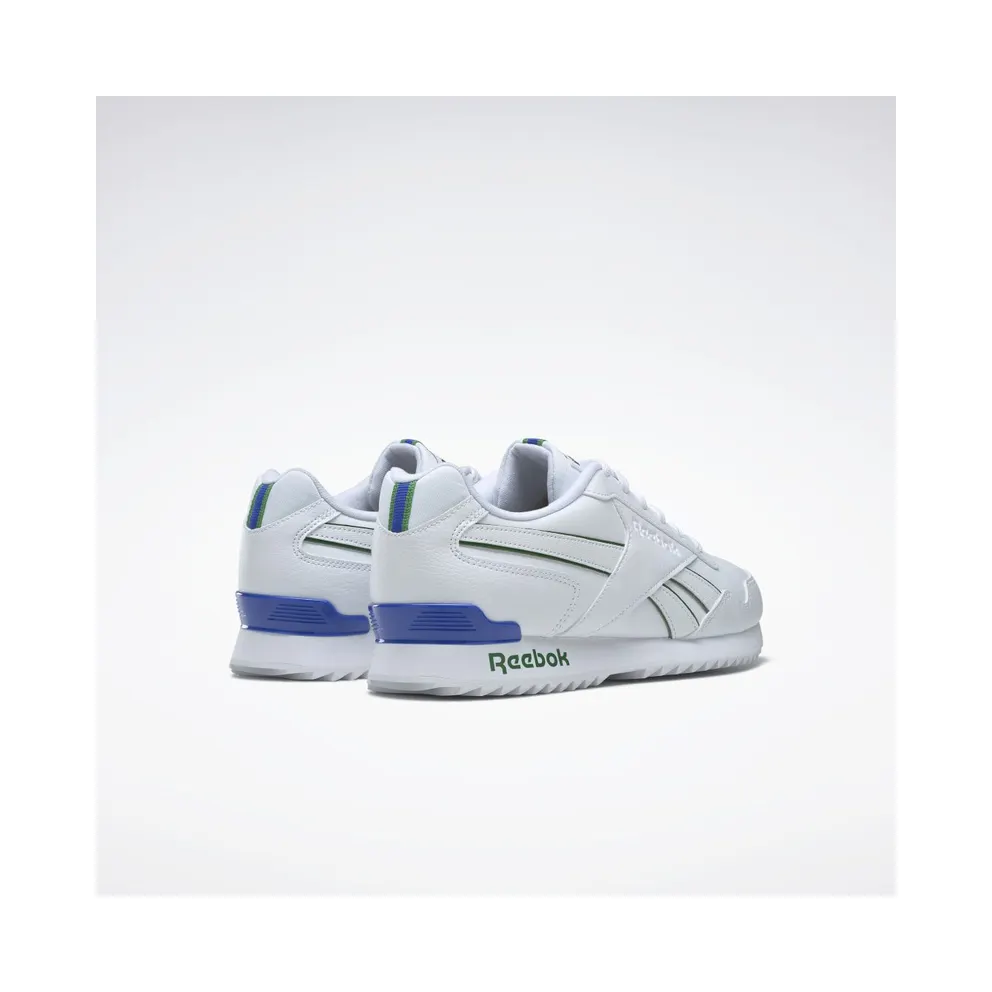 Reebok Royal Glide Ripple Clip Cloud White / Glen Green / Court Blue