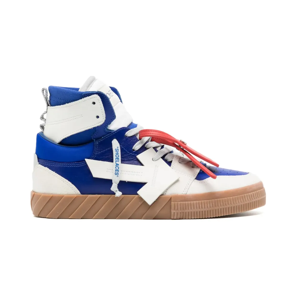 Off-White Floating Arrow high-top “Blue” (OMIA225F23LEA0010140)