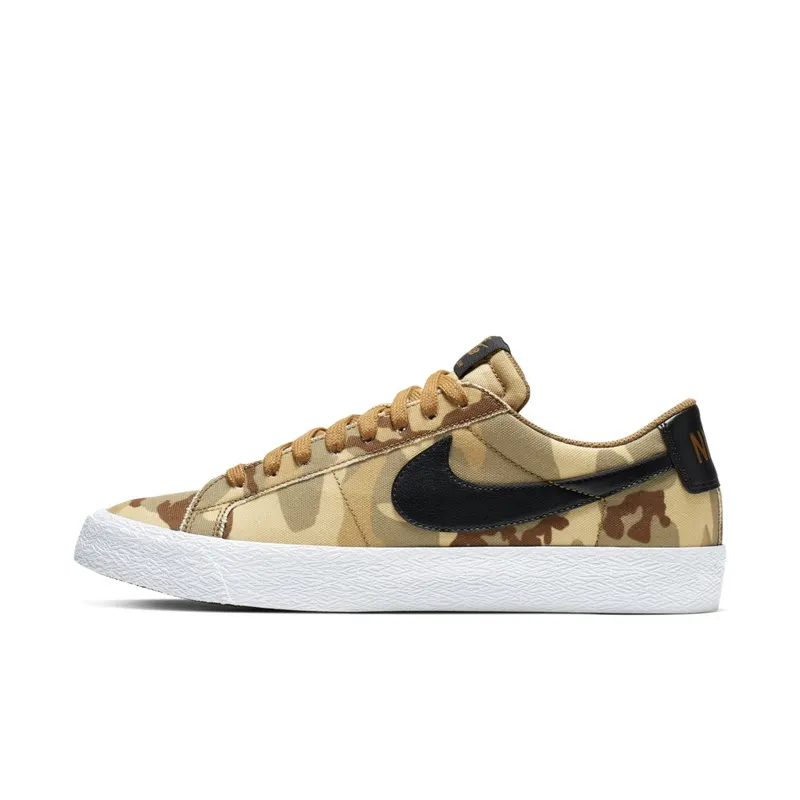 Nike SB Blazer Low Canvas Desert Camo Parachute Beige/Black-Ale Brown (889053-200)