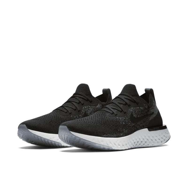 Nike Epic React Flyknit Black Dark Grey Black/Black-Dark Grey-Pure Platinum (AQ0067-001)