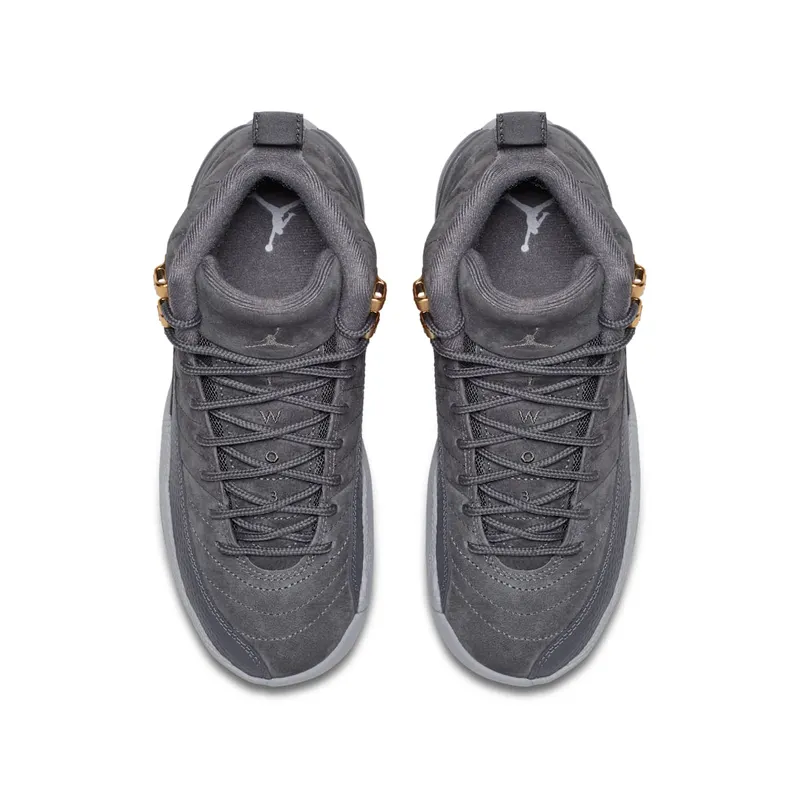 Jordan 12 Retro Dark Grey (GS) (153265-005)