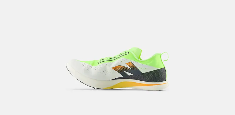 New Balance FuelCell SuperComp MDXv3 White Bleached Lime Glo Hot Mango (UMDELRSF)