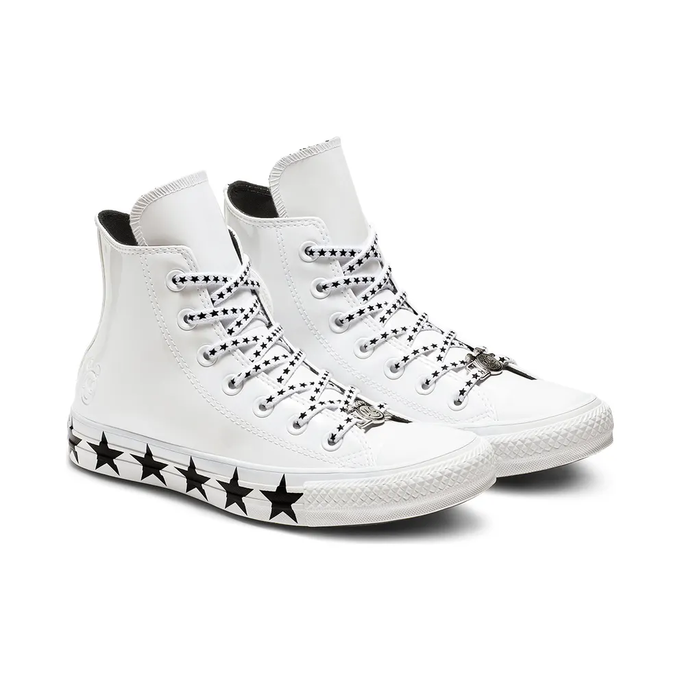 Converse Chuck Taylor All-Star Hi Miley Cyrus White Black Stars (W) White/Black (563719C)