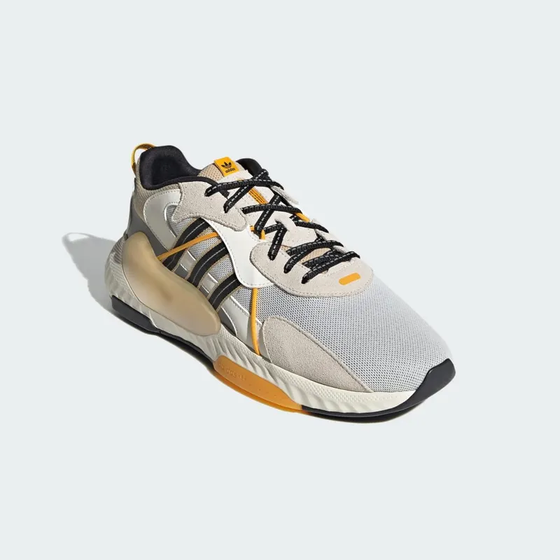 Adidas Hi-Tail Shoes Off White / Core Black / Crew Yellow (H05767)