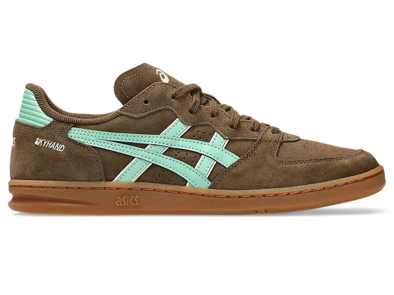 ASICS SKYHAND OG “Brown Storm / Ice Green” (1203A452-202)
