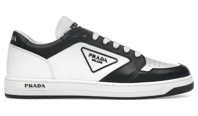 Prada District Leather White Black White (2EE363_3LJ6_F0964)
