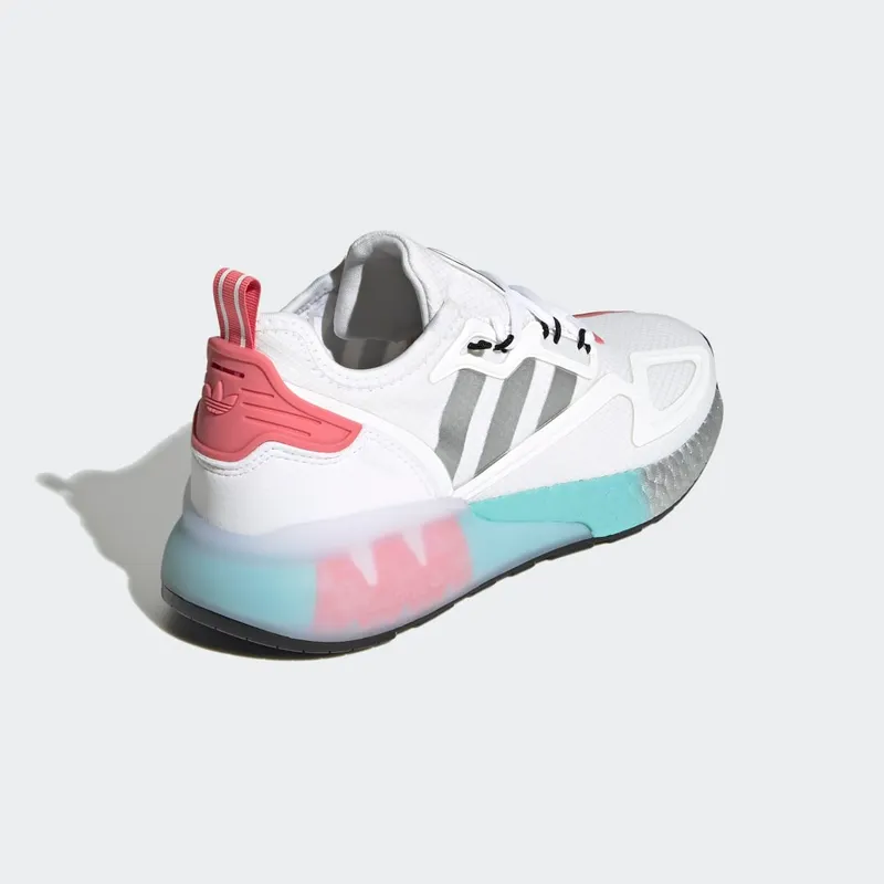 adidas ZX 2K Boost Cloud White / Silver Metallic / Hazy Rose (FX7054)