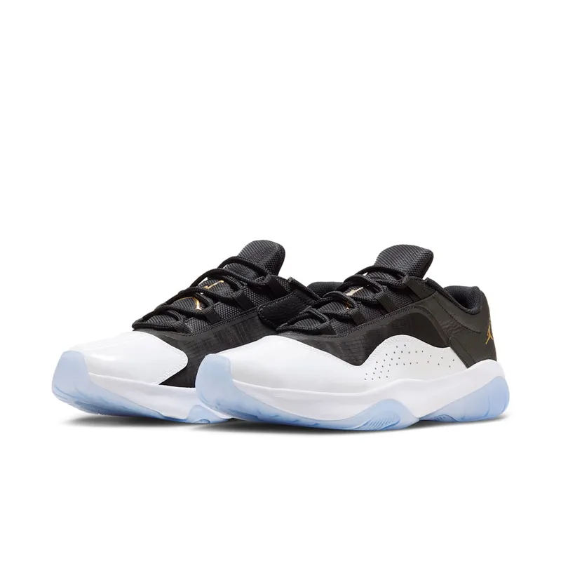 Air Jordan RETRO 11 CMFT LOW “BLACK WHITE GOLD” (DN4180-070)
