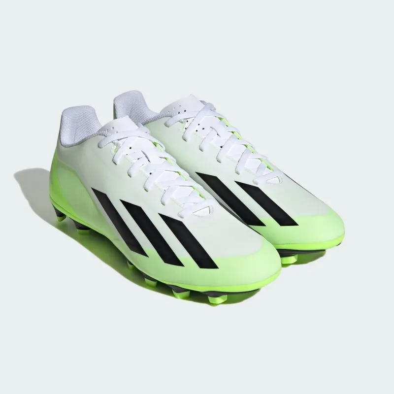 adidas X Crazyfast.4 FG Cloud White Core Black Lucid Lemon (HQ4535)
