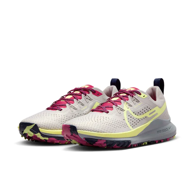 Nike React Pegasus Trail 4 Platinum Violet Purple Ink Fierce Pink Luminous Green (DJ6159-002)