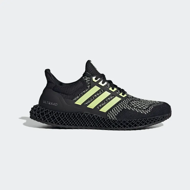 adidas Ultra 4D Core Black / Almost Lime / Silver Metallic (GZ4499)