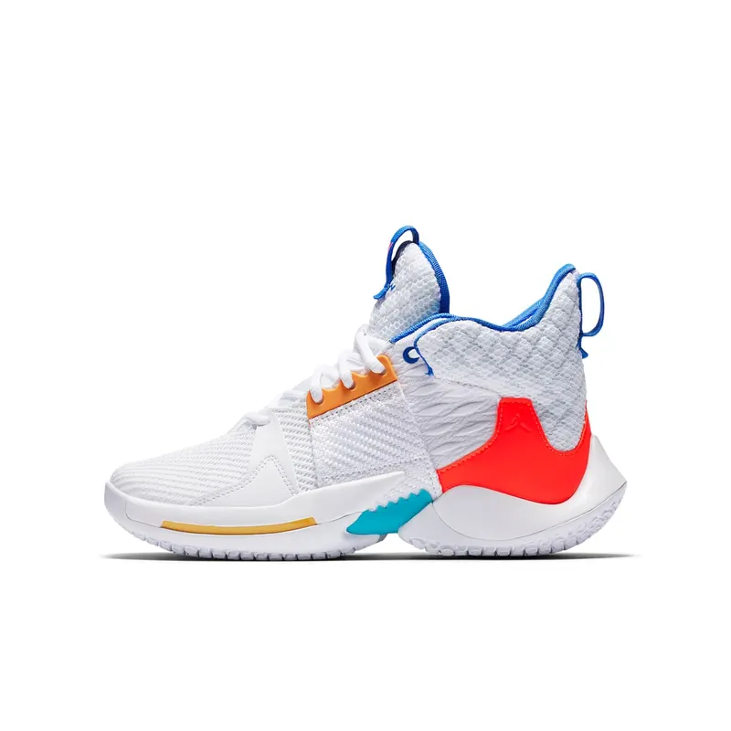 Jordan Why Not 0.2 OKC Home (GS) White/Total Crimson-Tidal Blue (AO6218-100)