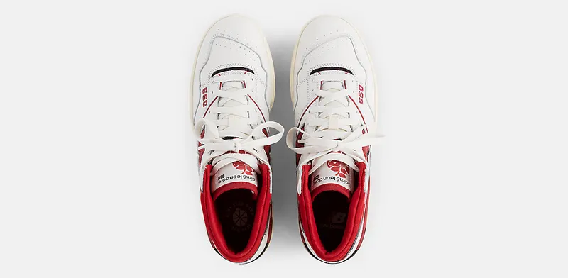 New Balance 650R x Aime Leon Dore White Red (BB650RE1)